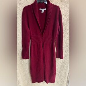 Cozy Elegant Burgundy Women's Cardigan